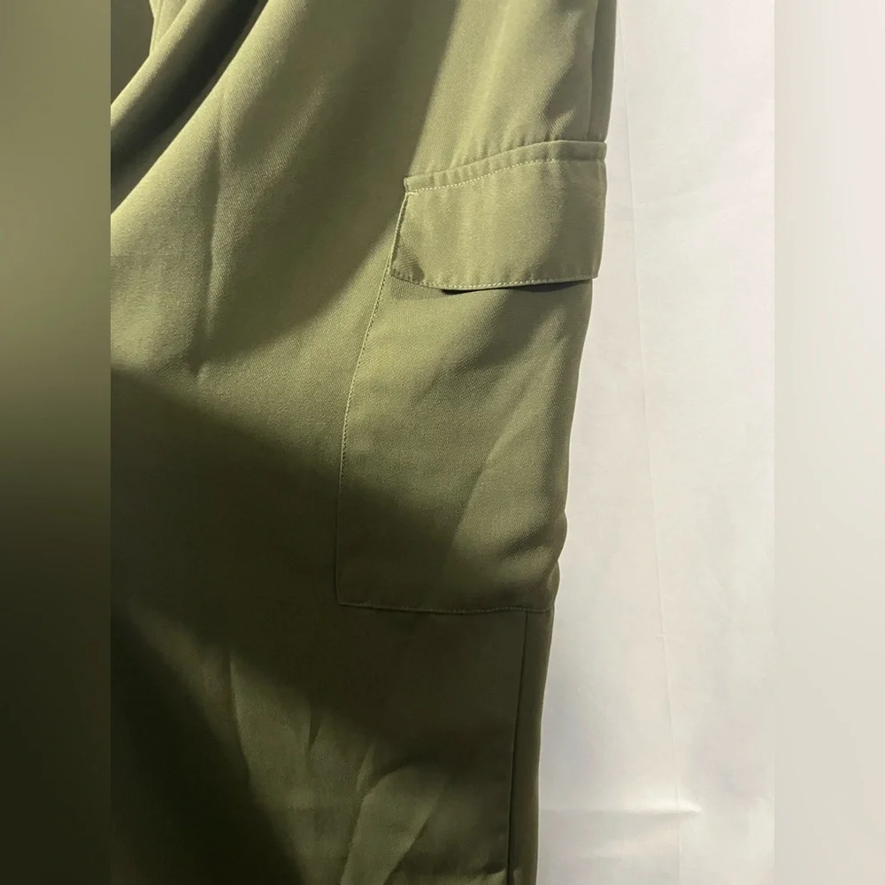 Modern Works Cargo Jogger Pants Bundle Lot 2 Size Large Olive Green Camo Utility - Picture 5 of 11